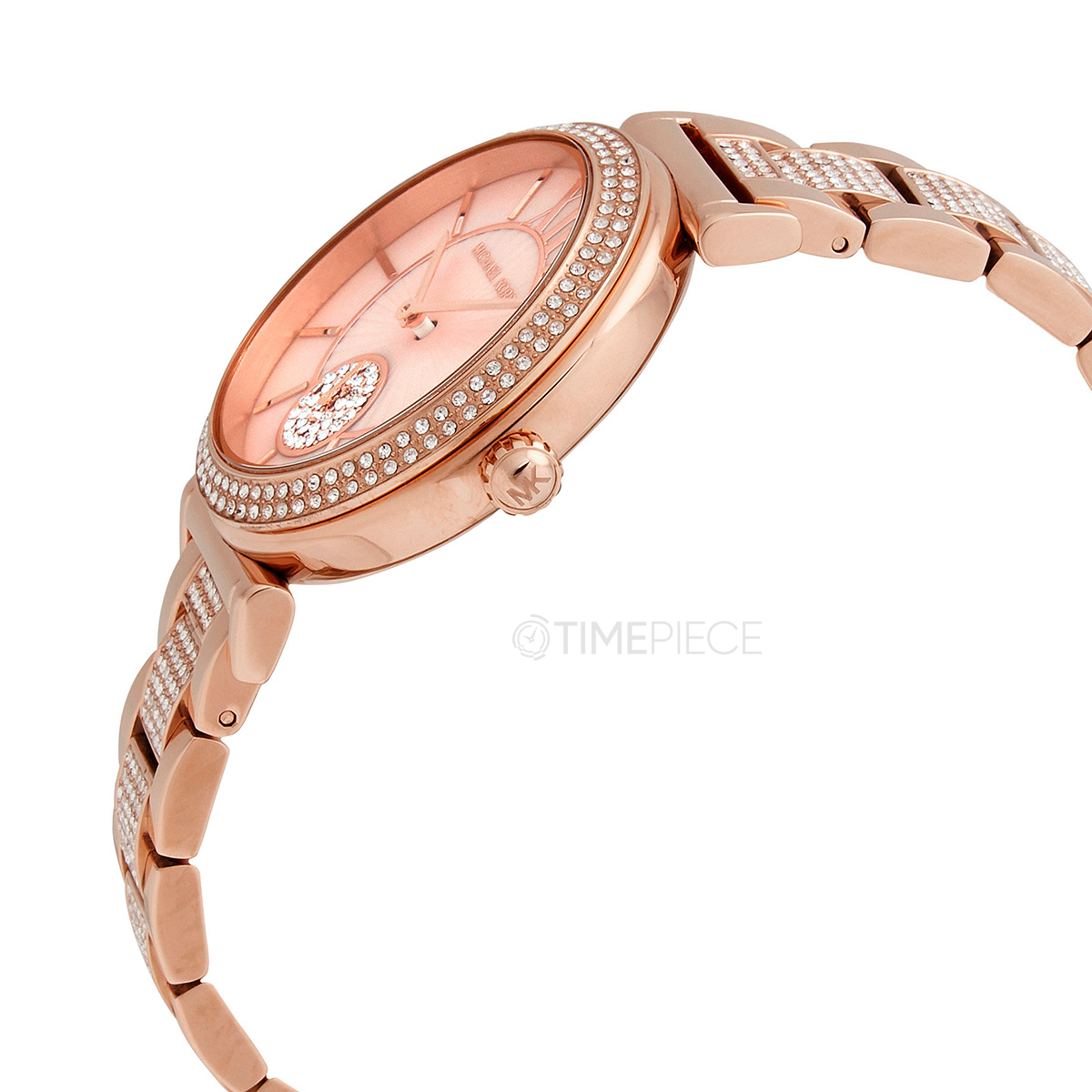 Michael Kors Abbey Quartz Crystal Pink Dial Ladies Watch MK4617