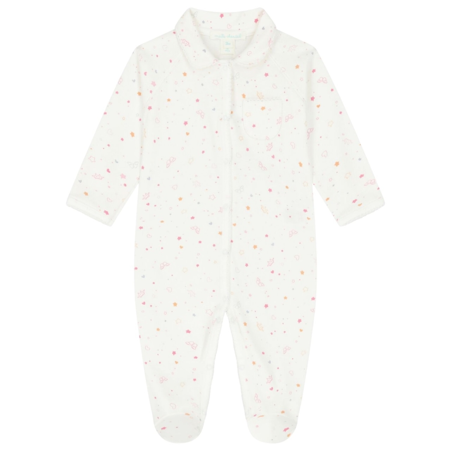 Marie Chantal All Over Print Babygrow