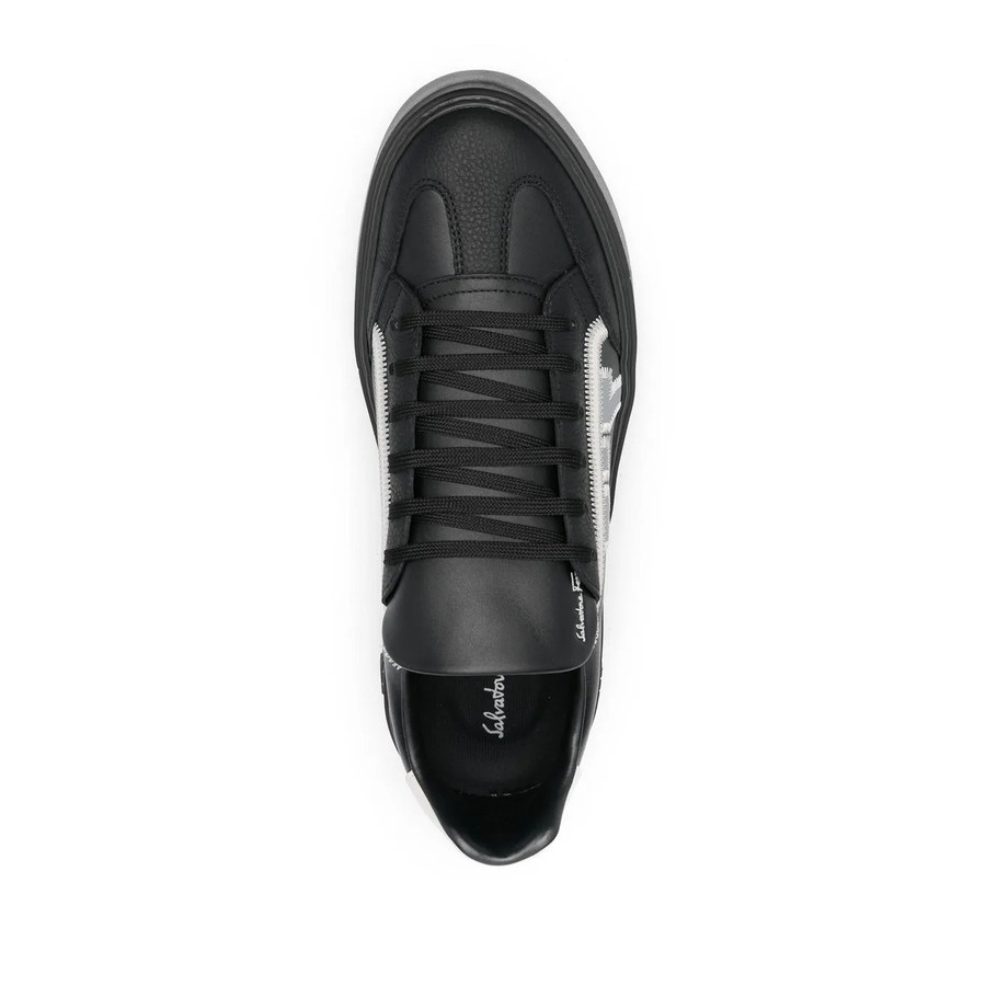 Ferragamo Mens Black Sneaker Sneakers