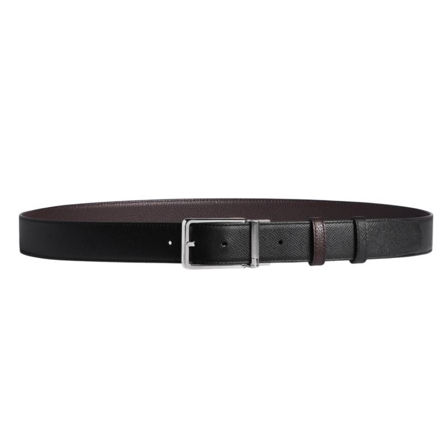 Dunhill Roller Buckle Reversible Leather Belt