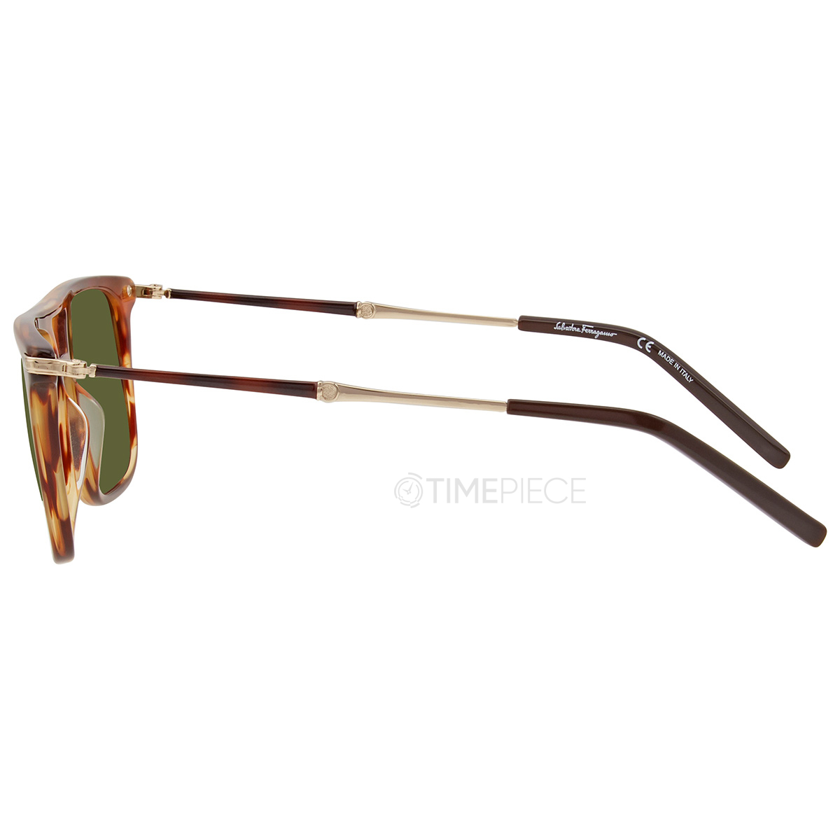 Ferragamo Green Rectangular Mens Sunglasses SF966S 2165715