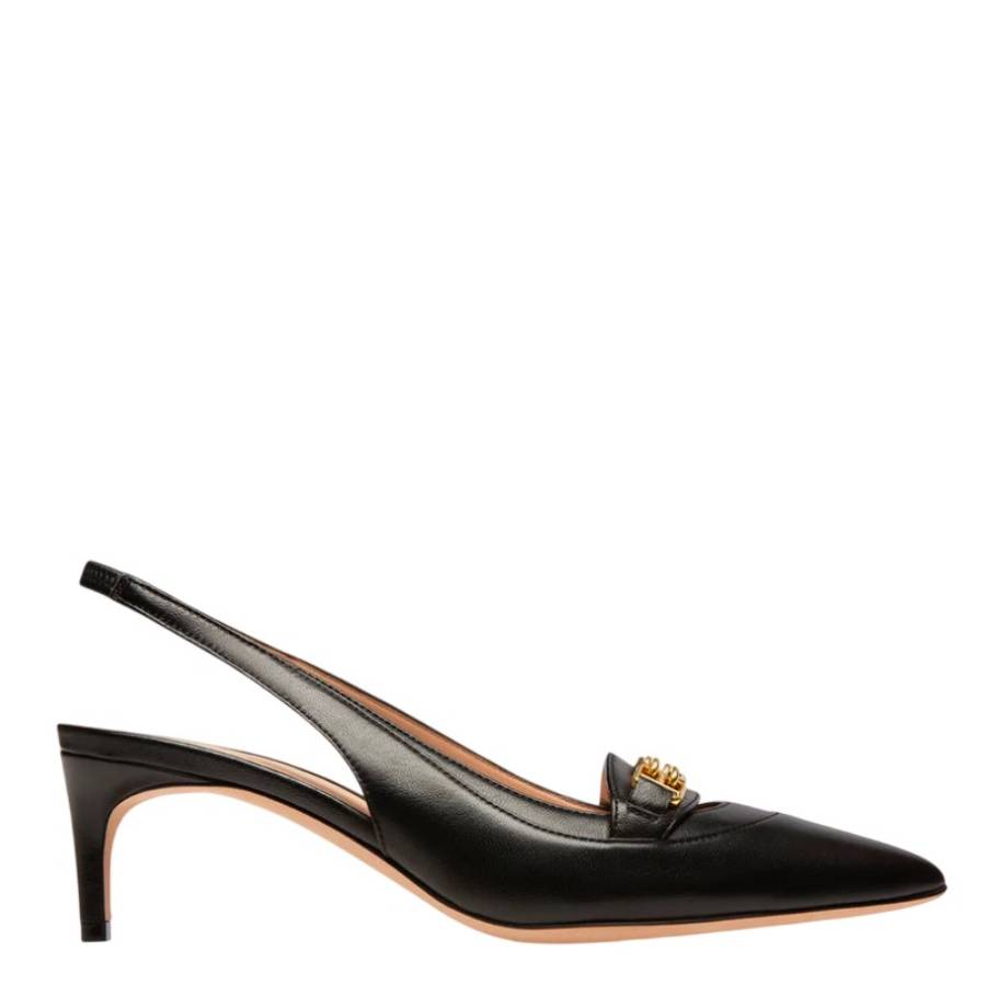 Bally Dianet 55 Leather Slingback Pumps Brand Size 35  US Size 45
