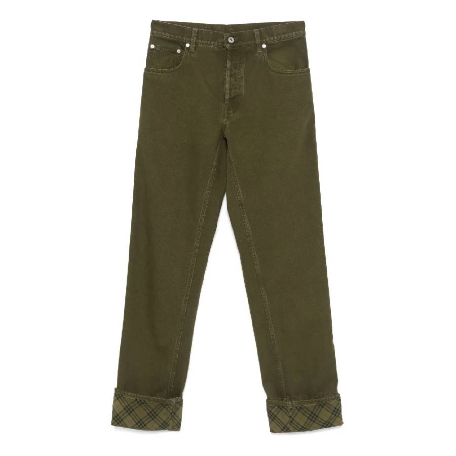 Burberry Jean Droit - Vert