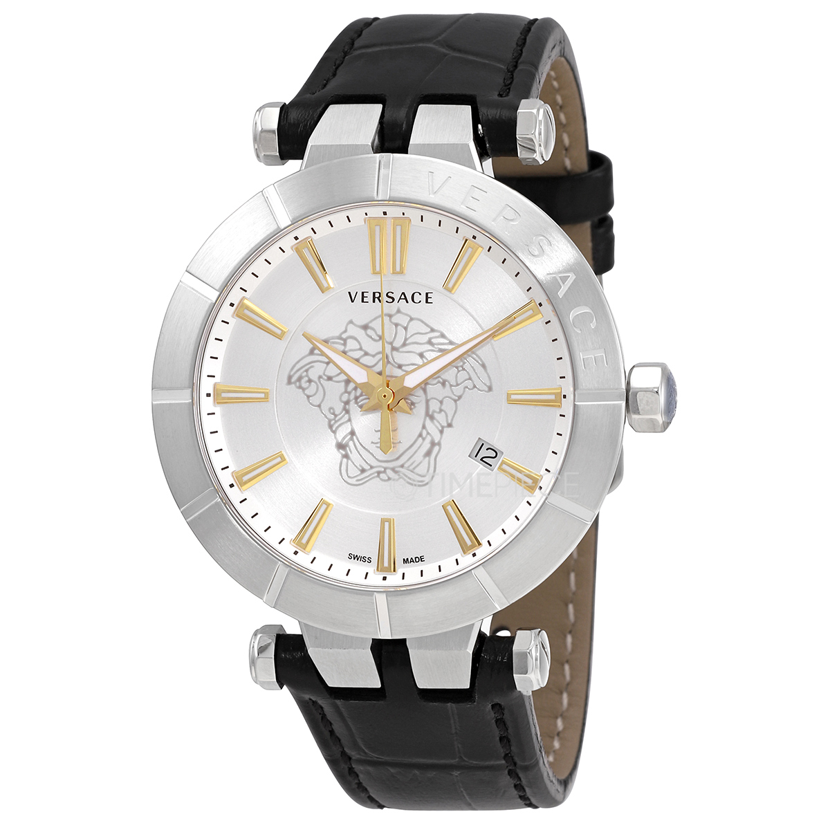 Versace VRace Quartz Silver Dial Mens Watch VE2B00121
