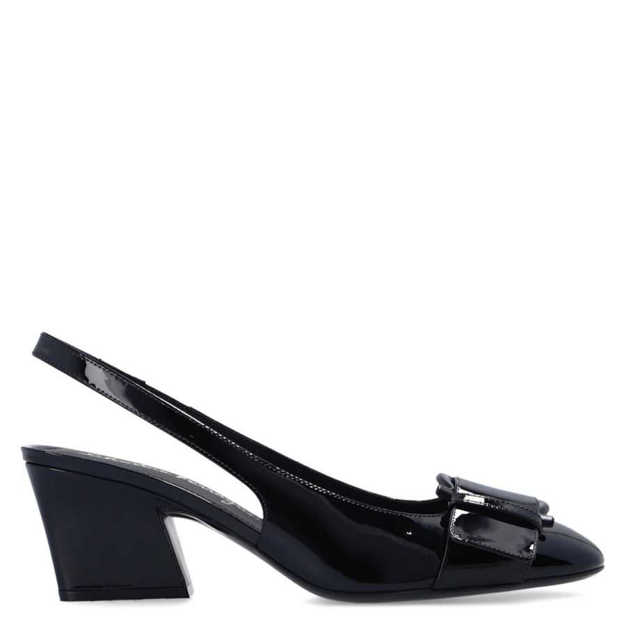 Ferragamo Ladies Briget 55 Gancini Slingback Pumps