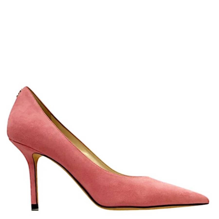 Jimmy Choo Love 85 Suede Pointed-Toe Pumps