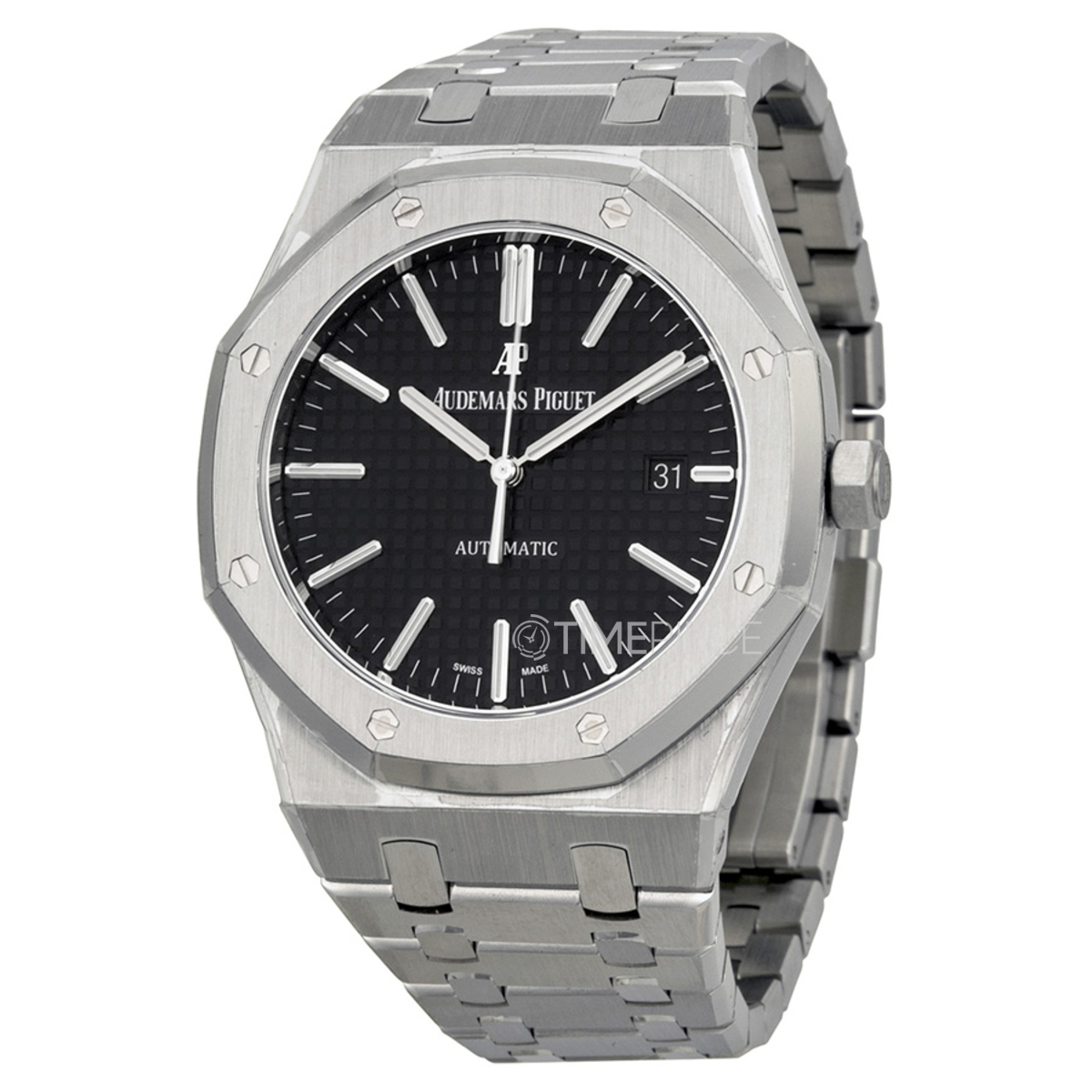 Audemars Piguet Royal Oak Black Dial Men's Watch 15400STOO1220ST01  15400ST.OO.1220ST.01 845960041546 - Watches, Royal Oak - Jomashop