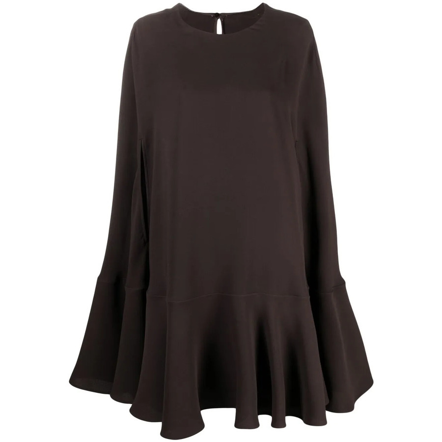 Valentino Garavani Silk Cape Dress