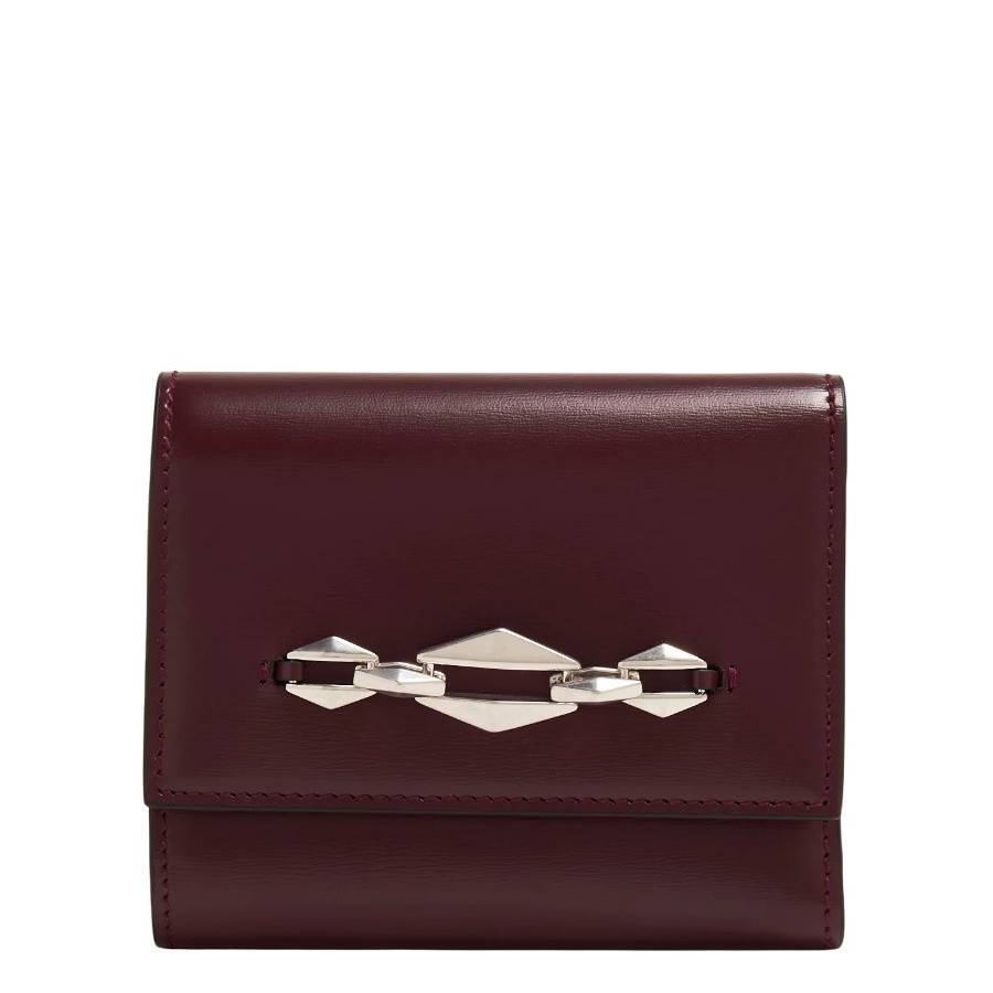Jimmy Choo Marinda Diamond -Chain Leather Wallet