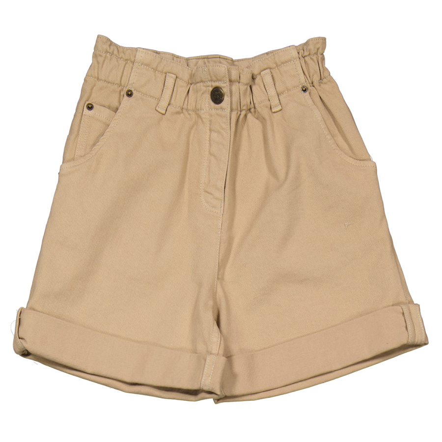 Bonpoint Girls Sable Cathy Stretch Cotton Shorts, Size 12A