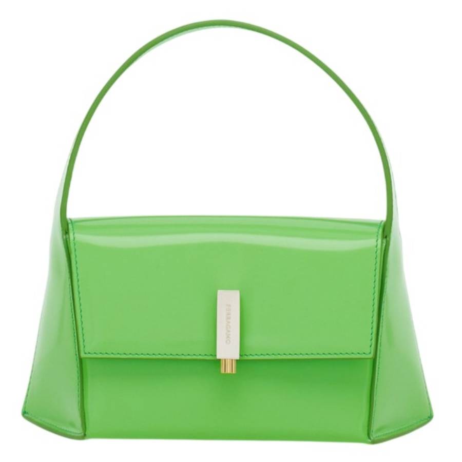 Ferragamo Geometric Leather Mini Bag