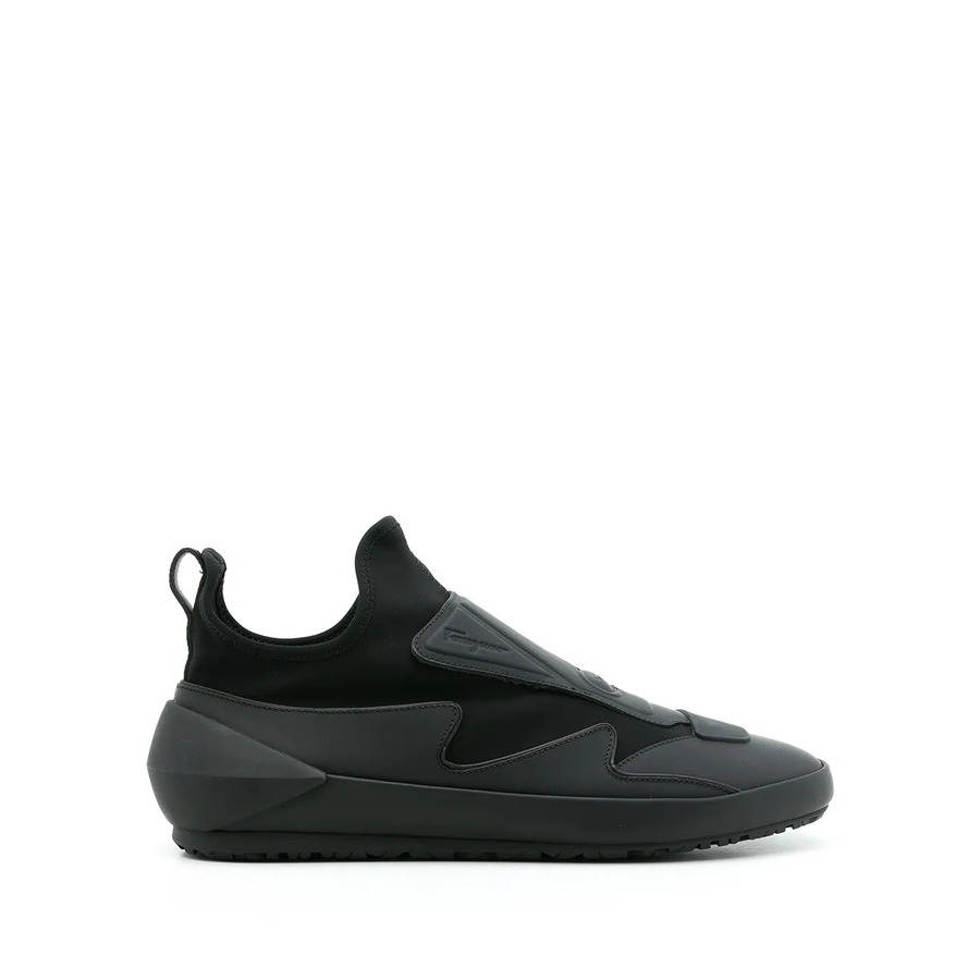 Ferragamo Mens Black Sneakers