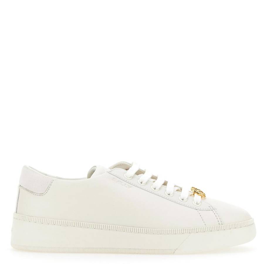 Bally Raise Leather Low-Top Sneakers, Brand Size 35 ( US Size 4.5 )