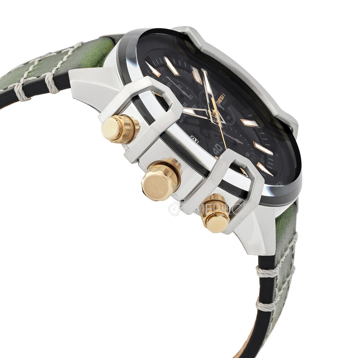Diesel Griffed Chronograph Quartz Black Dial Mens Watch DZ4585