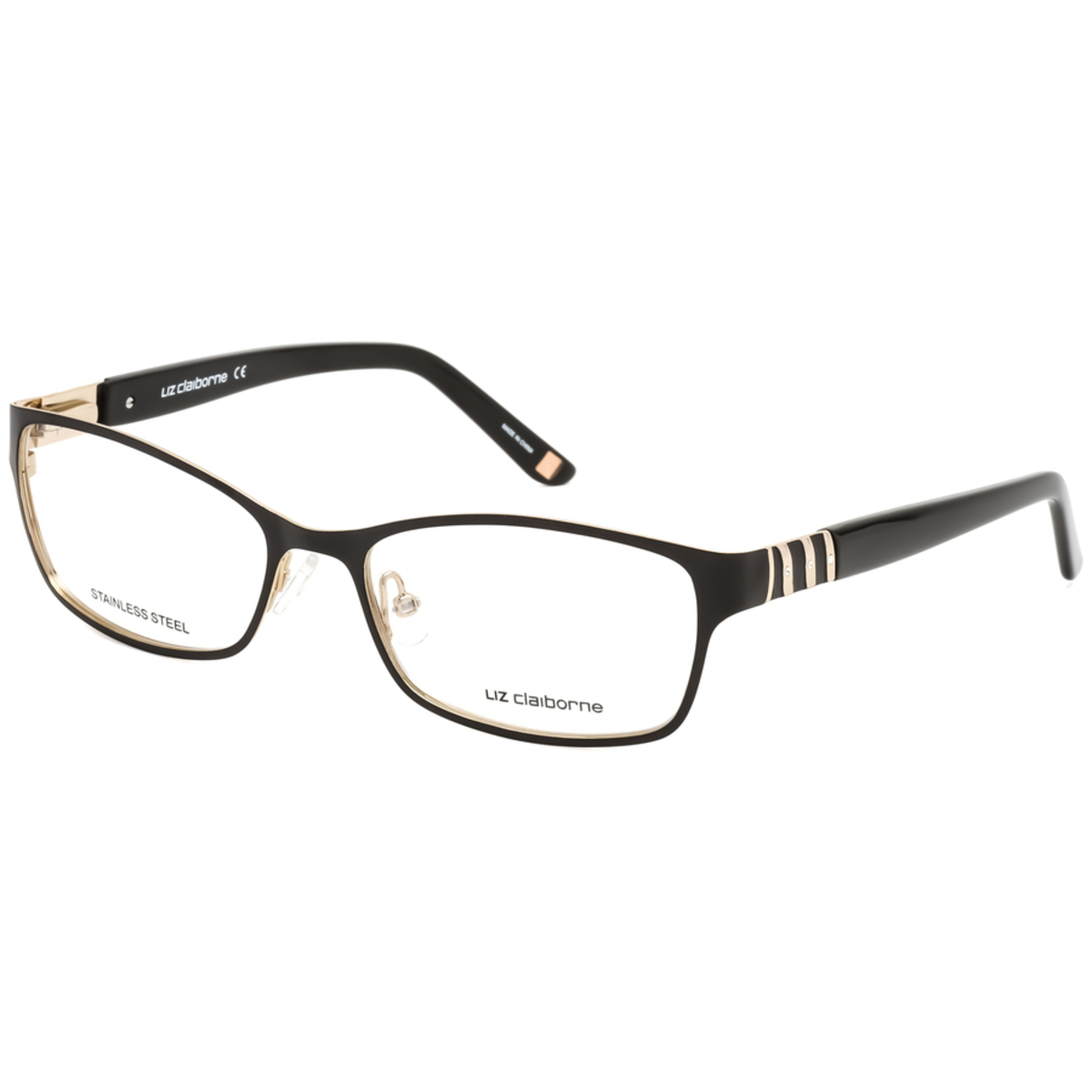 Liz Claiborne Ladies Black Square Eyeglass Frames L63402M20054