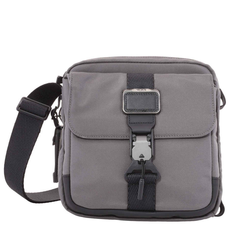 Tumi Men's Alpha Bravo Junior Crossbody Bag - Charcoal