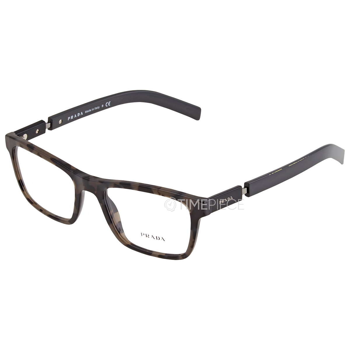 Prada Transparent Rectangular Unisex Eyeglasses 0PR 16XV 08A1O153