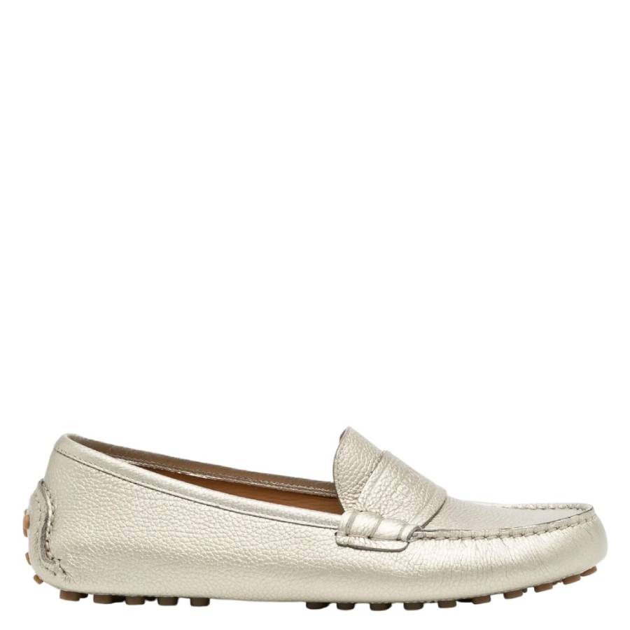 Ferragamo Mantaylor Pebbled Leather Driver