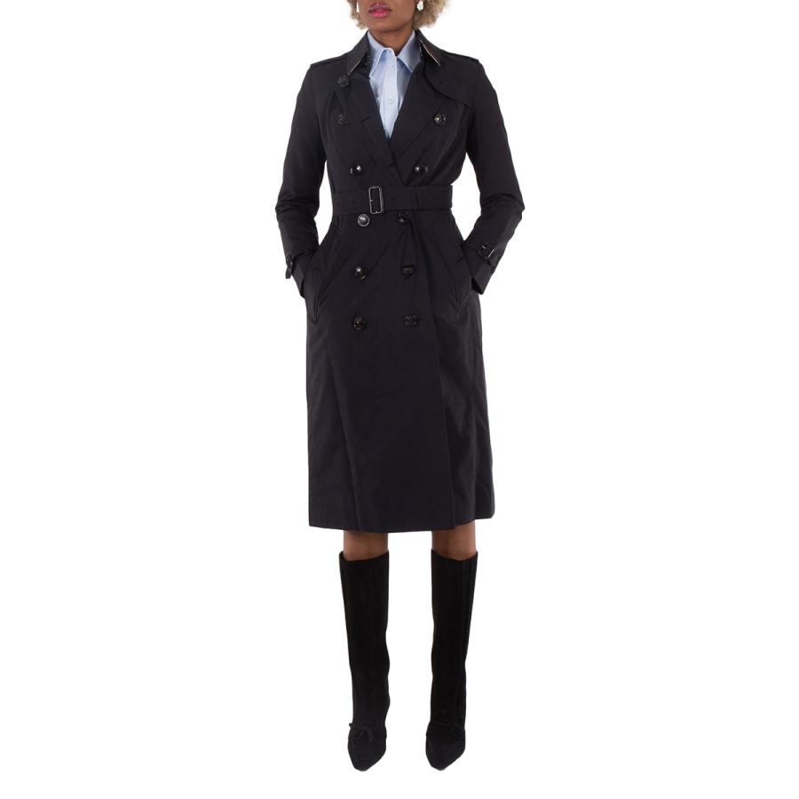 Burberry Slim Fit Long Heritage Chelsea Trench Coat, Brand Size 6 (US Size 4)
