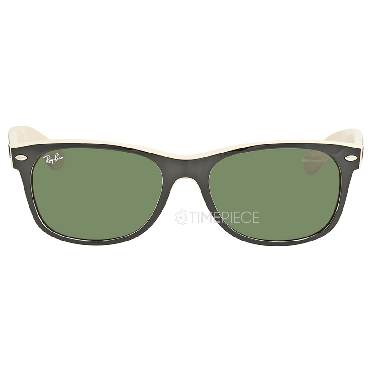 Ray Ban New Wayfarer Color Mix Green Classic G-15 Unisex Sunglasses RB2132  875 55