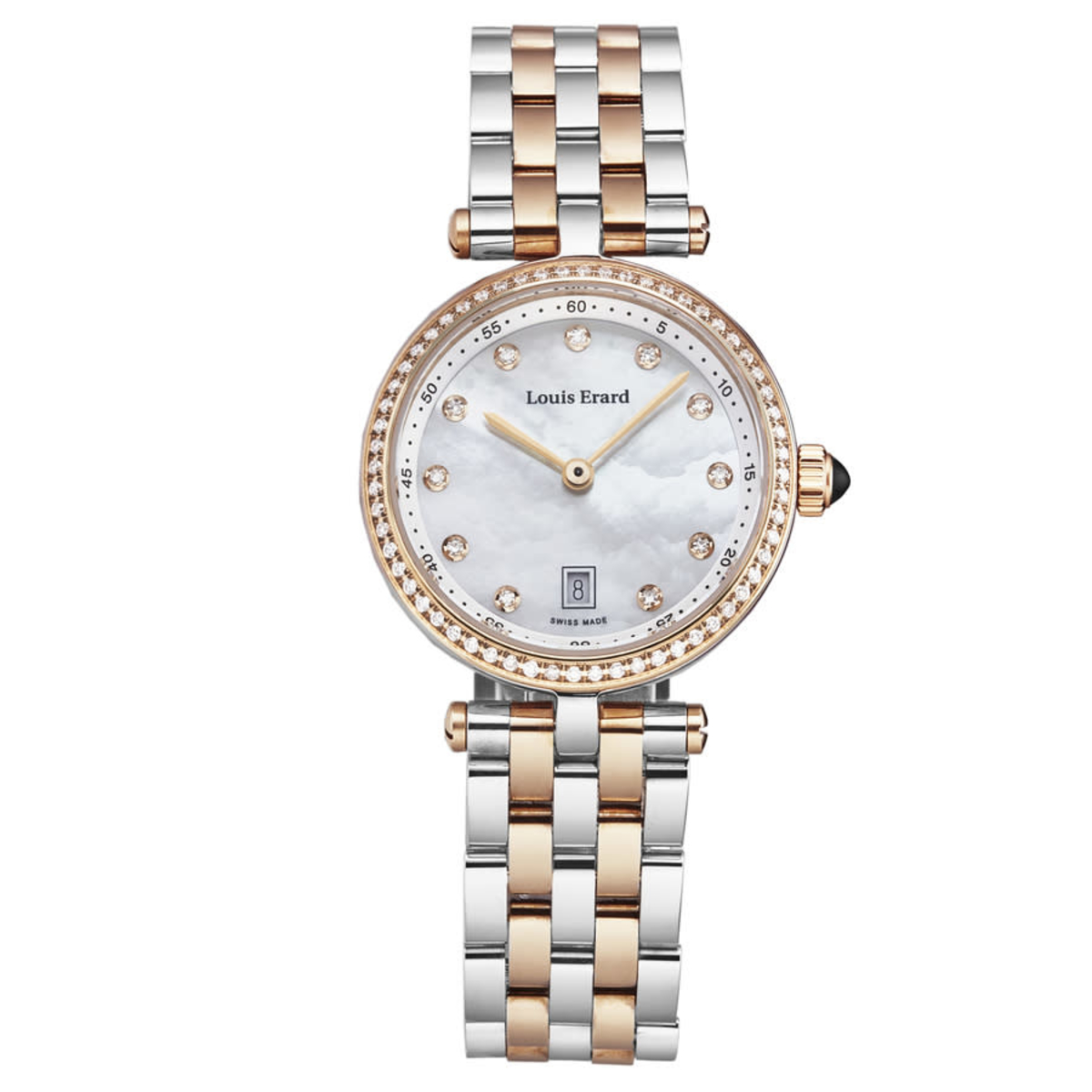 Louis Erard Romance Quartz Diamond Ladies Watch 10800SB24.BMA26