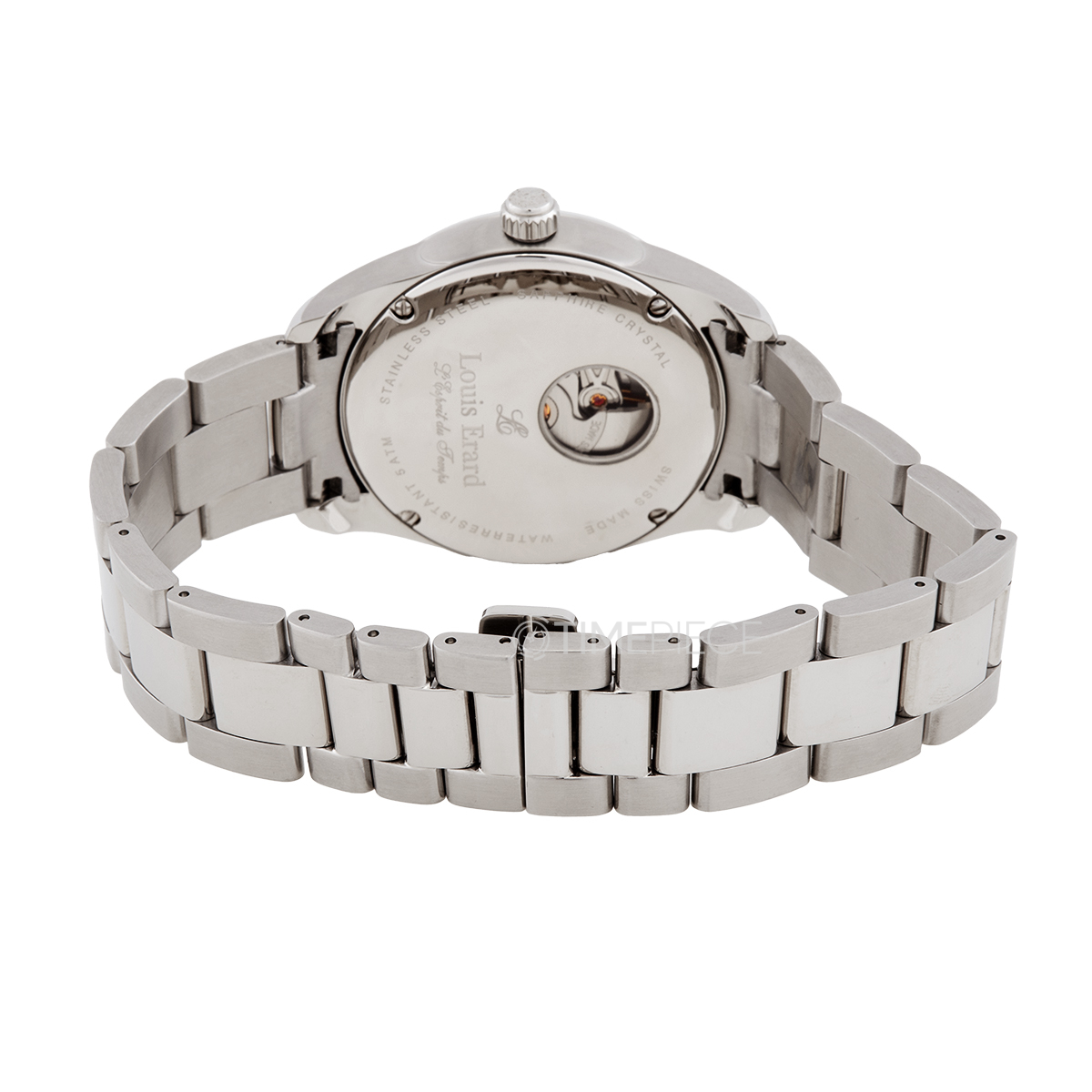 Louis Erard Watch Men's Automatic Heritage Diamond Mother of Pearl 691