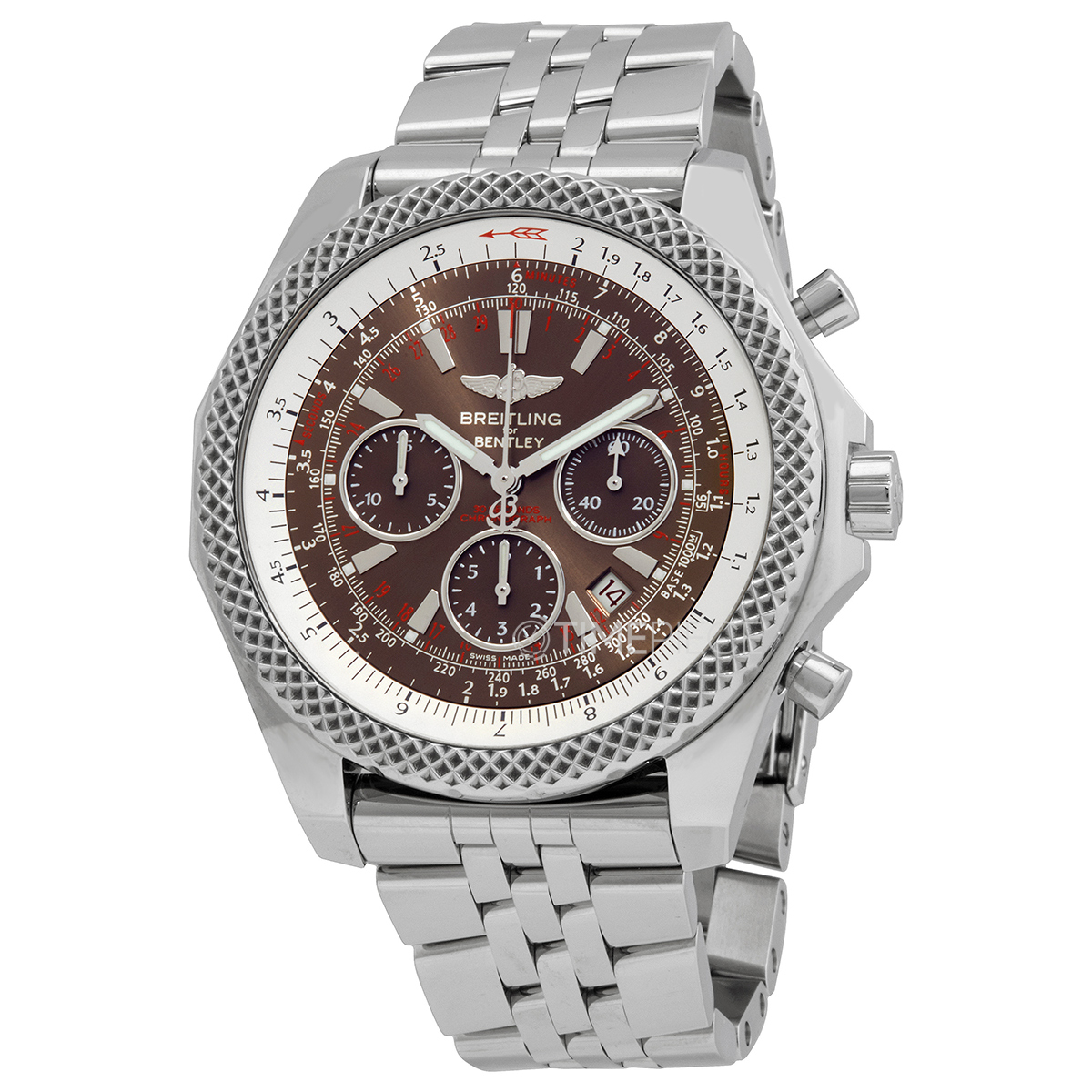 Breitling Bentley Chronograph Automatic Bronze Dial Mens Watch A2536412