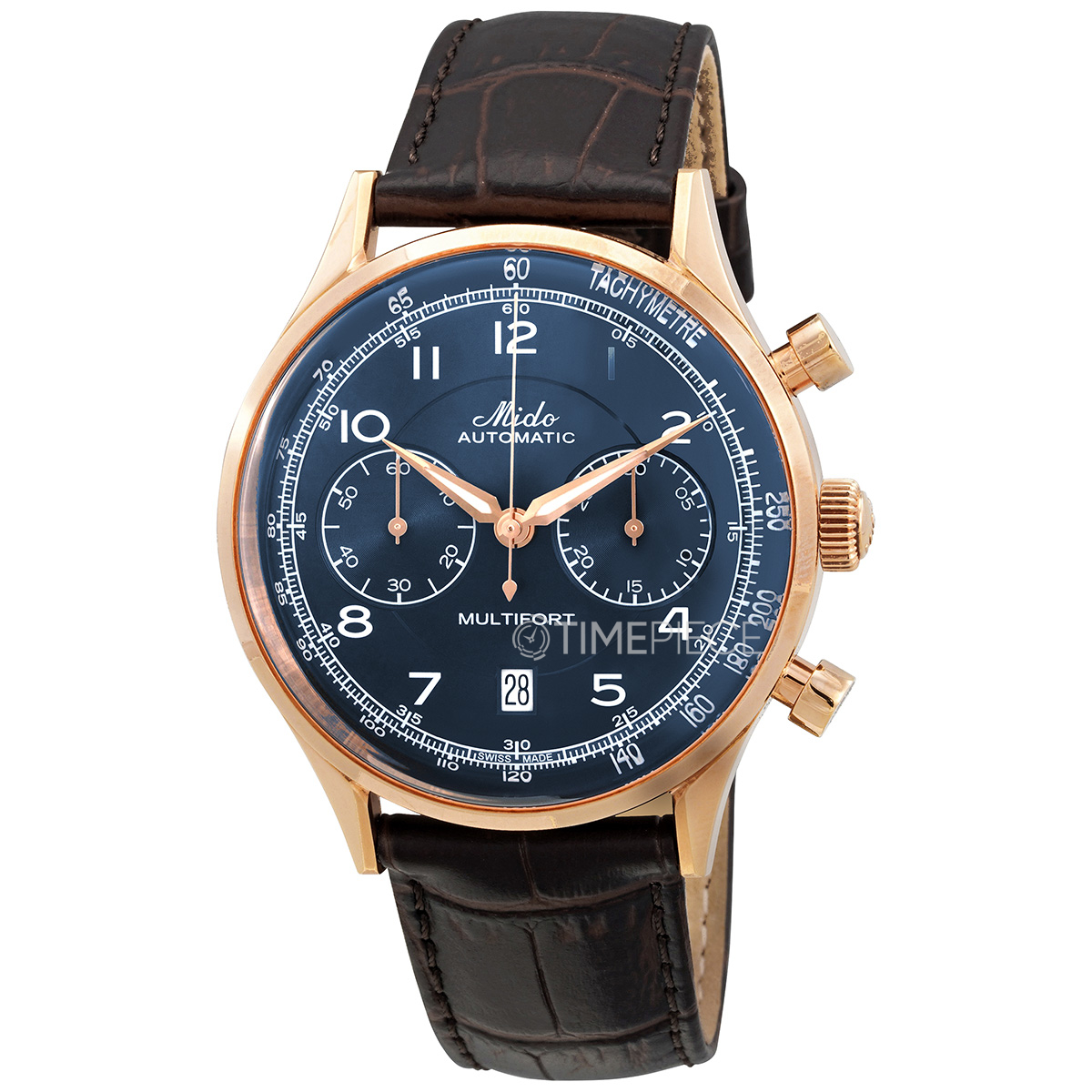 Mido Multifort Chronograph Automatic Blue Dial Mens Watch M0404273604200