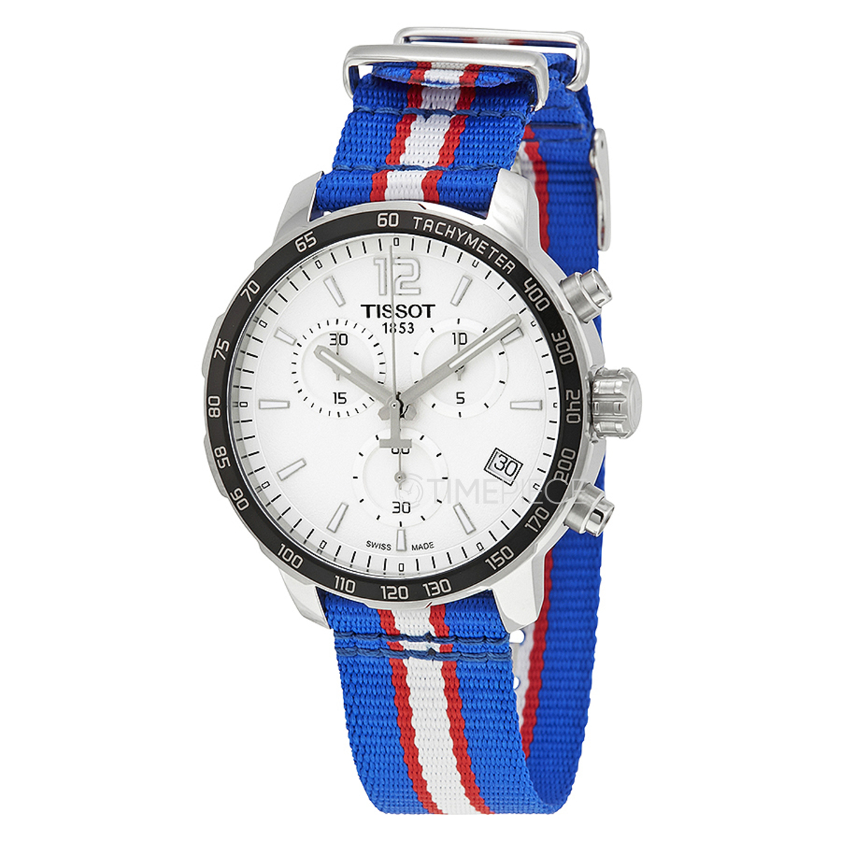 Tissot quickster cheap blue watch