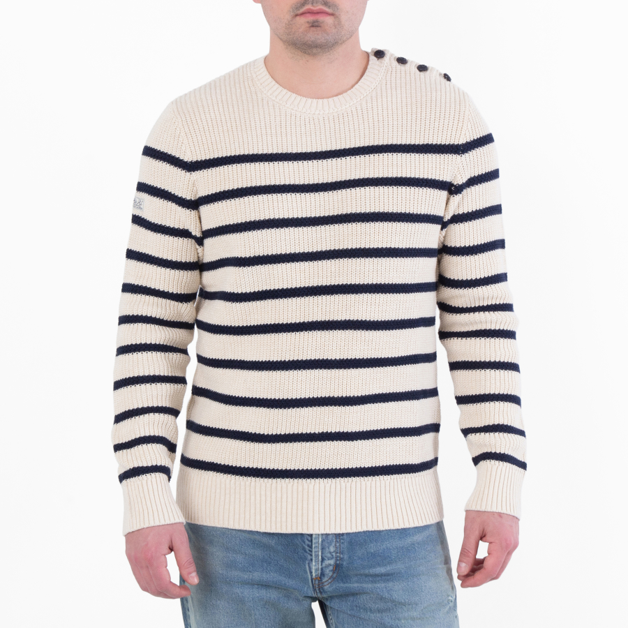 Polo Ralph Lauren Striped Cotton Linen Sweater