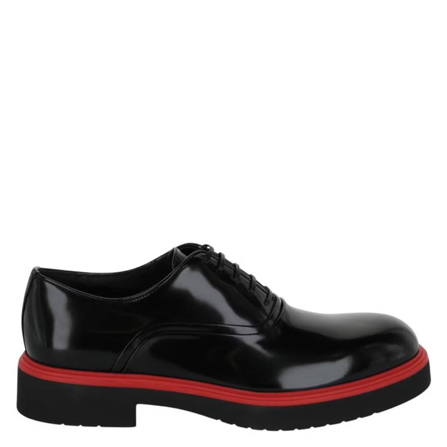 Ferragamo Fiorino Leather Oxford Shoes