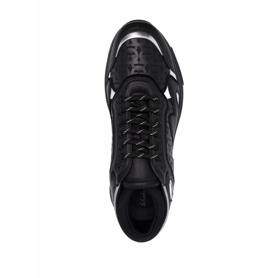 Ferragamo Mens Black Sneaker Sneakers