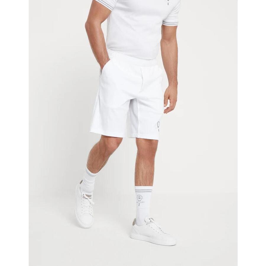 Brunello Cucinelli White Tailored Athletic Shorts