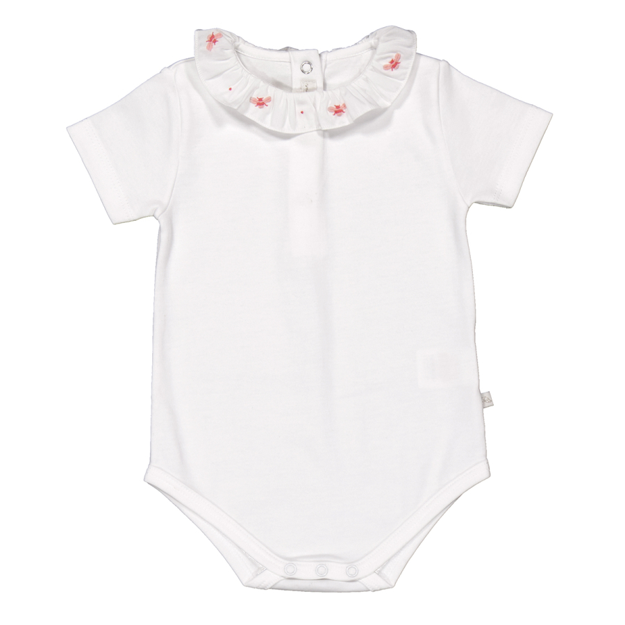 Marie Chantal Alexandra Ruffle Collar Onesie