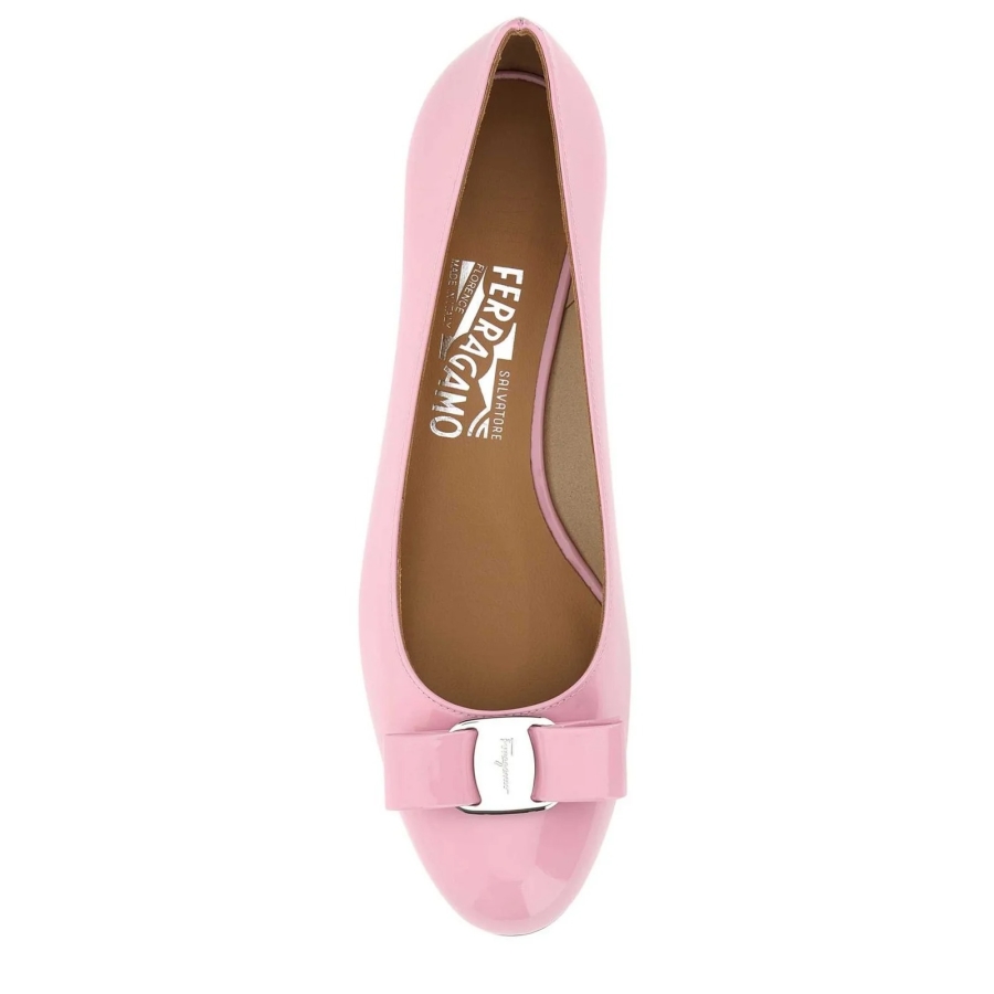 Salvatore Ferragamo Bubble Gum Vara Bow Pump Shoe