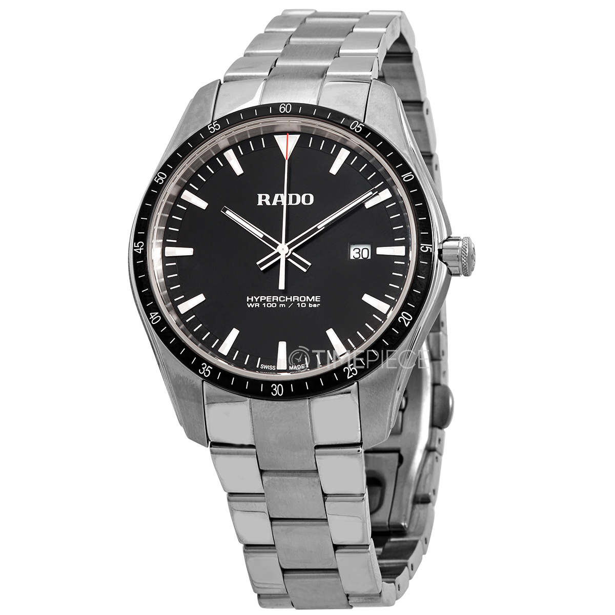 Rado Hyperchrome Quartz Black Dial Mens Watch R32502153