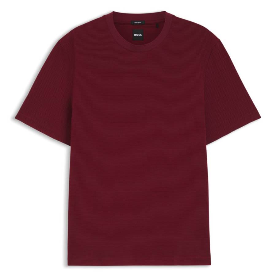 Hugo Boss H-Thompson Micro Pattern Cotton T-Shirt