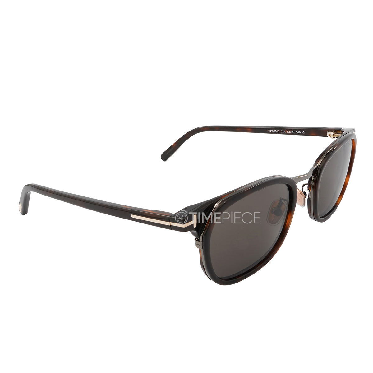 Tom Ford Smoke Oval Unisex Sunglasses FT0963-D 52A 52