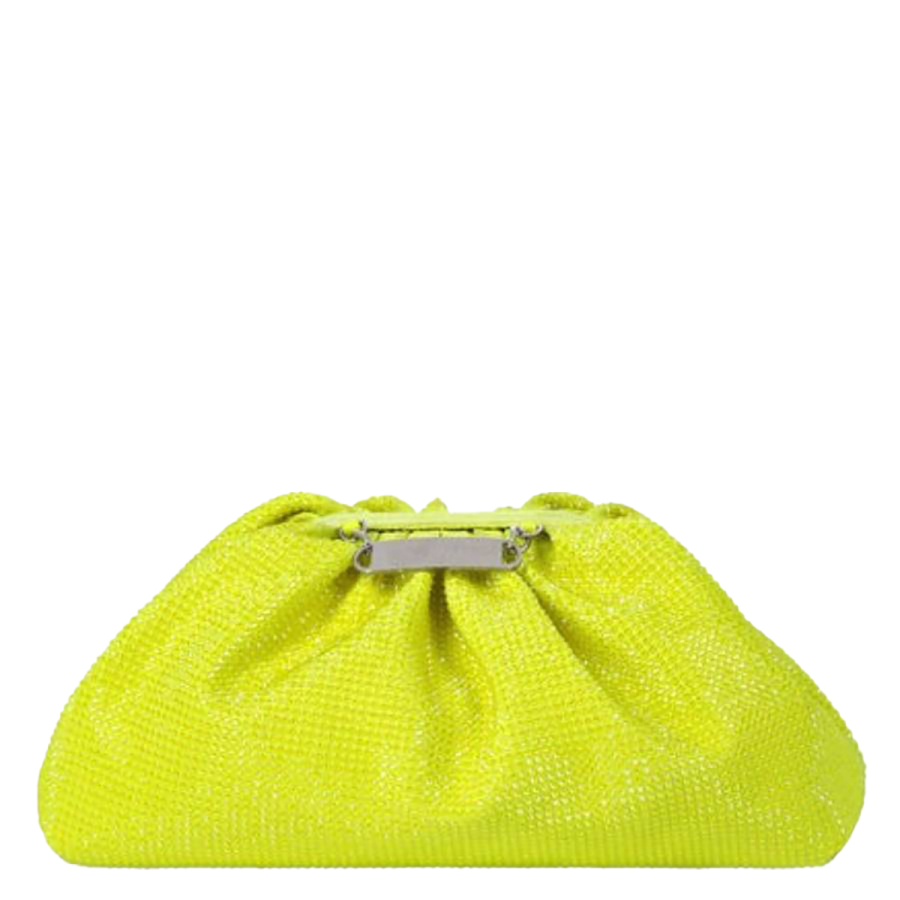 Philipp Plein Crystal Embroidered Mini Pillow Clutch Bag
