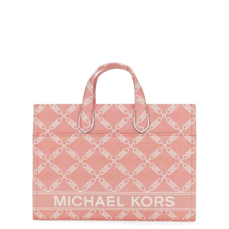 Michael Kors Large Gigi Logo Jacquard Tote Bag