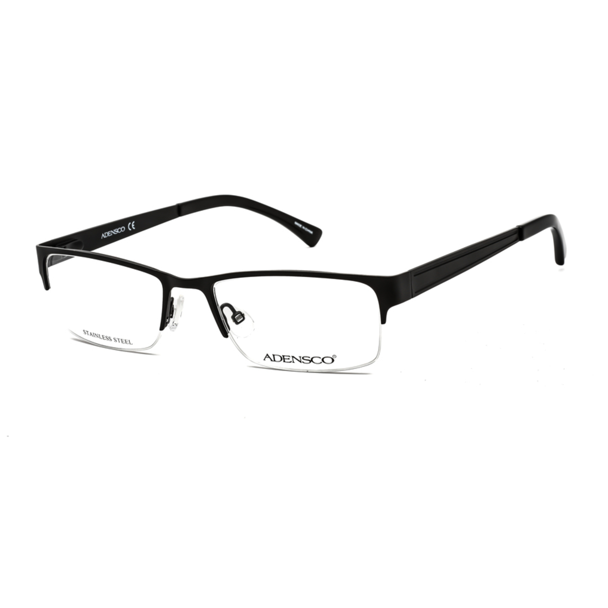 Adensco Ladies Black Rectangular Eyeglass Frames AD128000351