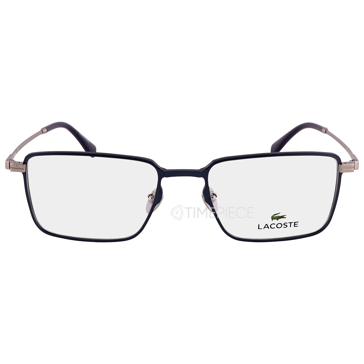 Lacoste Mens Blue Rectangular Eyeglass Frames L2275E42454