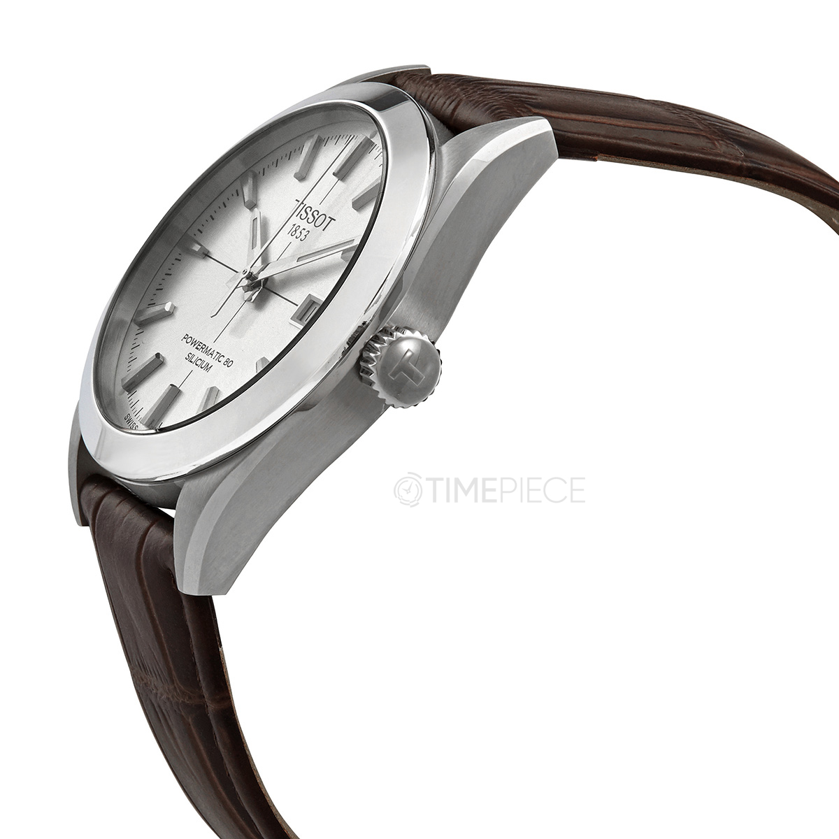 Tissot Gentleman Powermatic 80 Automatic Silver Dial Mens Watch T127