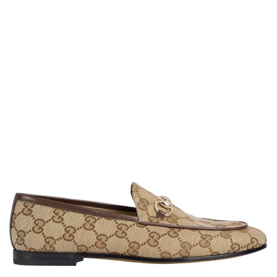 Gucci Jordaan Supreme Canvas Loafers