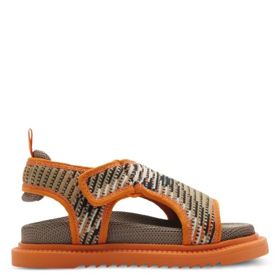 Burberry Kids Cowley Checkered Sandals