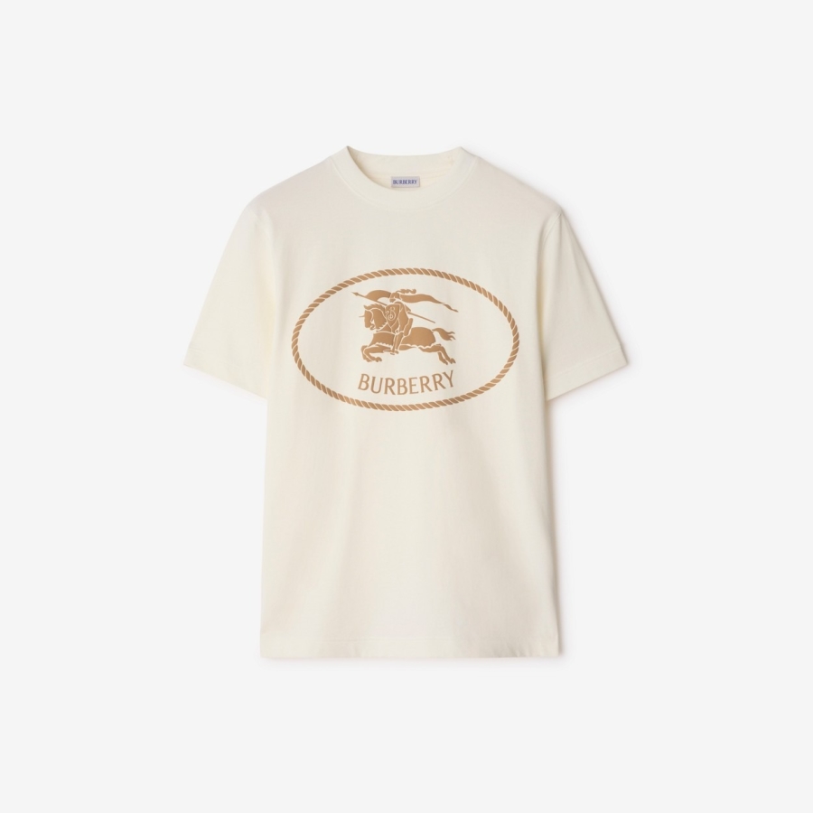 Burberry Knight Stamp Cotton T-shirt