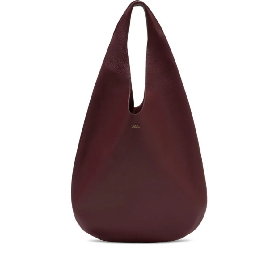 A.P.C. Le Neige Shoulder Bag  Burgundy
