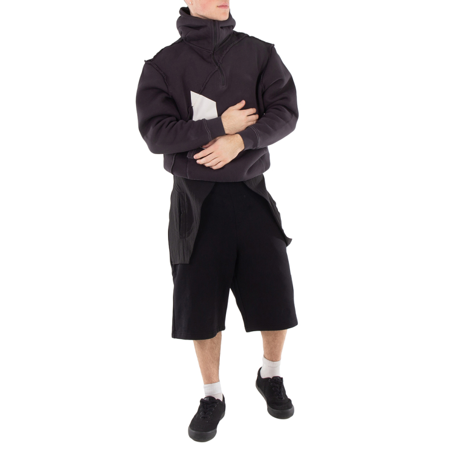 A Cold Wall Overlay Cotton Sweatshorts