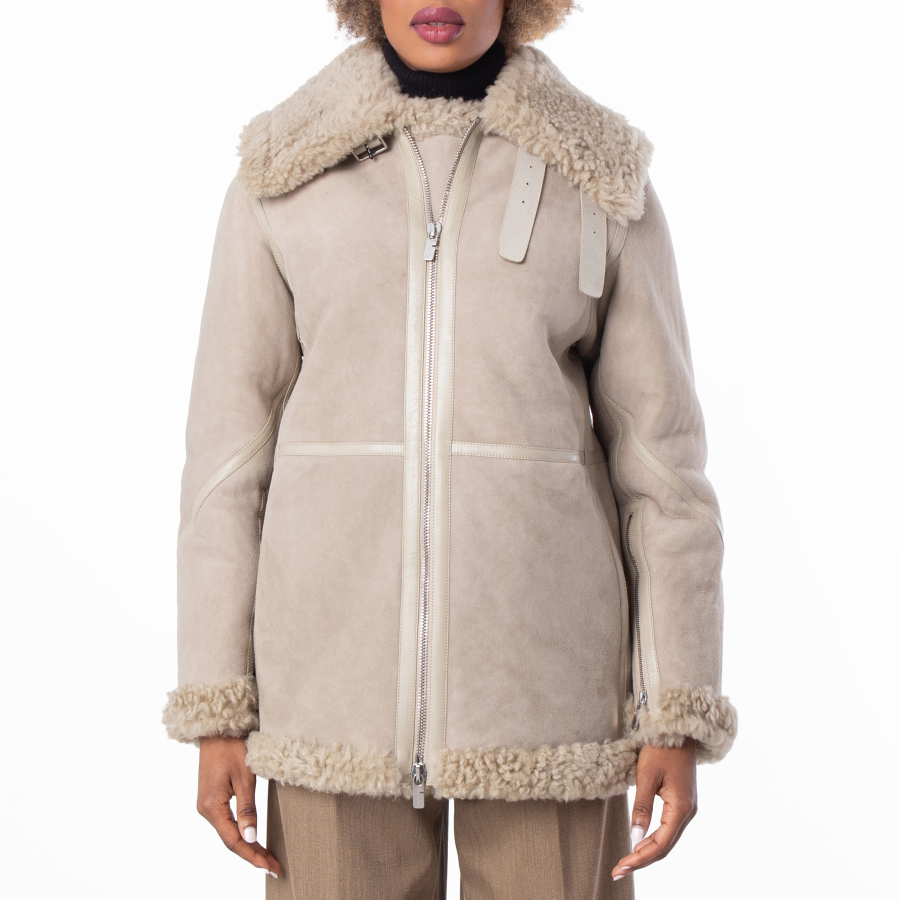 Burberry Shearling Aviator Jacket