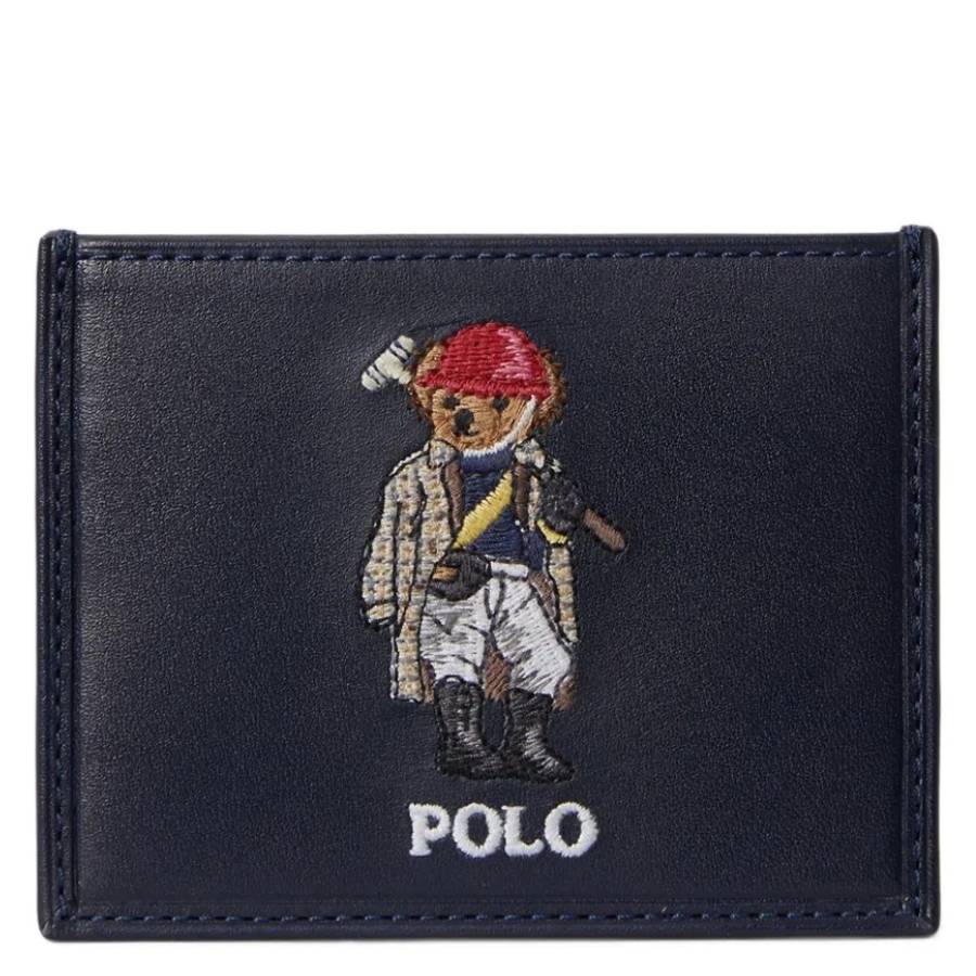 Polo Ralph Lauren Polo Bear Leather Card Holder